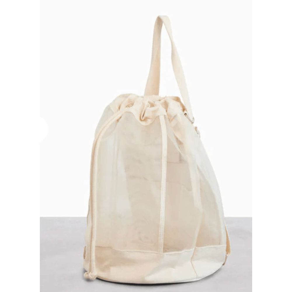 NWT BEIS The High-brid Mesh Backpack in Beige - Picture 6 of 13